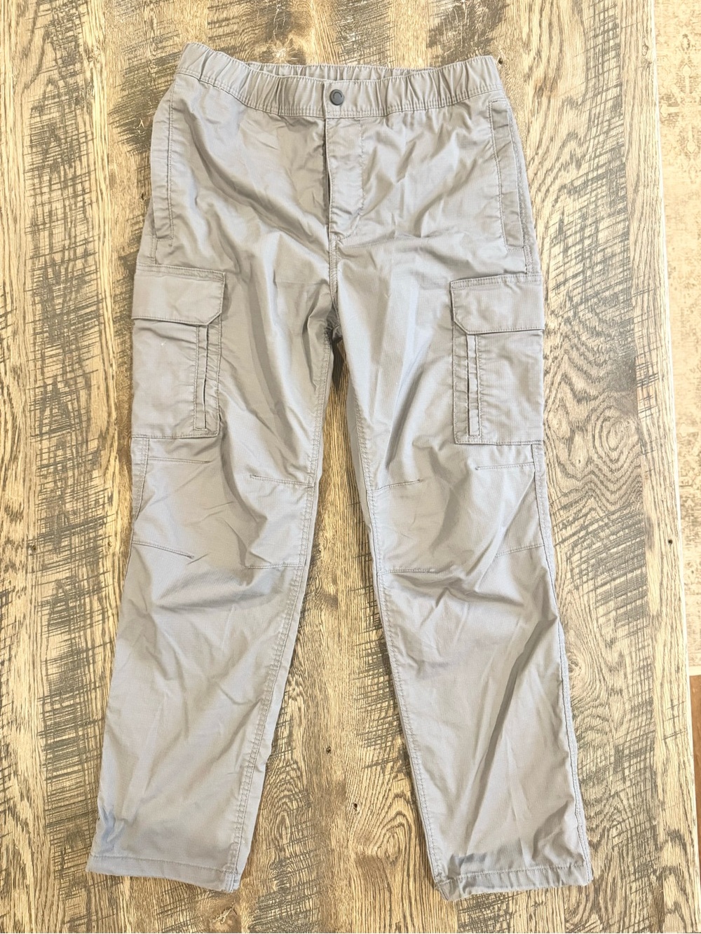 H&M Light Gray Men's Cargo Pants - Regular Fit